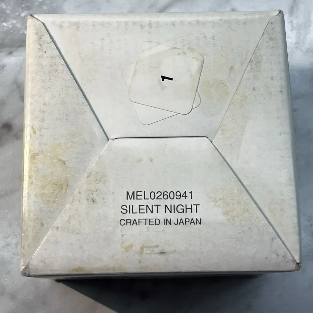 Vintage Heritage House Melodies Christmas Silent Night Music Trinket Box Holiday